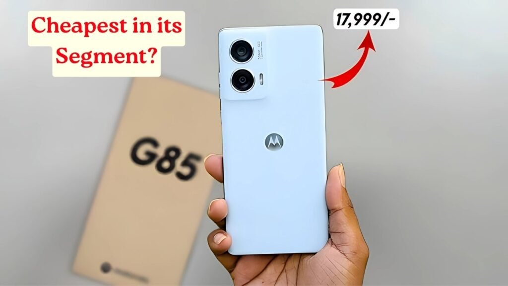 Moto G85 5G launched with stylish design and smooth performance, Priced at ₹17,999